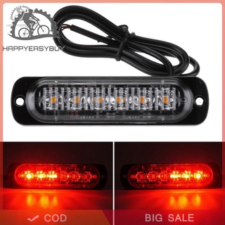 ไฟฉุกเฉินติดรถยนต์ H 12-24 V 6 Led