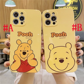 เคสไอโฟน เคสซิลิโคน iPhone 13 Pro Max iPhone 12 Pro Max iPhone 11 Pro Max X XR XS Max 7 8 Plus Cartoon วินนี่เดอะพูห์ Winnie the Pooh หมีพู Silicone Case