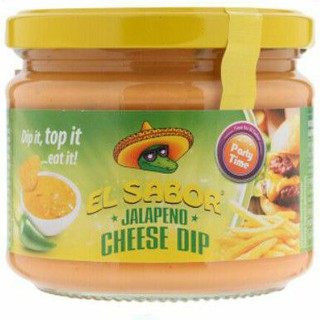 🔥แนะนำ!! Elsabor Jalapeno Cheese Oip ซอสพริก จาลาปิโน ผสม ขีส  เอลซาบอล 300 กรัม คุณภาพระดับพรีเมี่ยม