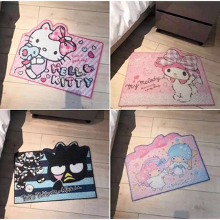 พรมดักฝุ่น Sanrio Character มาใหม่ลายสวย น่ารัก สีสันสดใสขนาด 60×40 cm มี 4 ลายราคา 200 บาท🐰🎉