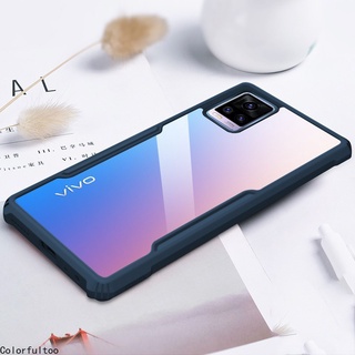 ใหม่หรูหราอะคริลิคใสเคสโทรศัพท์สำหรับ Vivo V21 V21E V23E V 21 23 E VivoV21 VivoV21E VivoV23E 4G 5G กันกระแทกถุงลมนิรภัยกรณีโปร่งใสป้องกันฝาหลัง