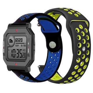 สายนาฬิกาข้อมือซิลิโคนสําหรับ Amazfit Neo