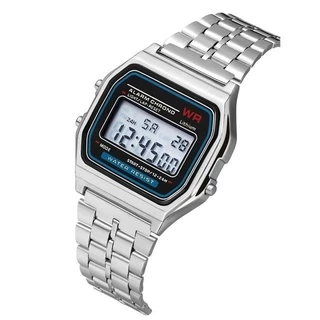 LED Digital Sports Unisex ผู้ชายผู้หญิงสุภาพสตรีนาฬิกาผู้ชายนาฬิกาหญิง
