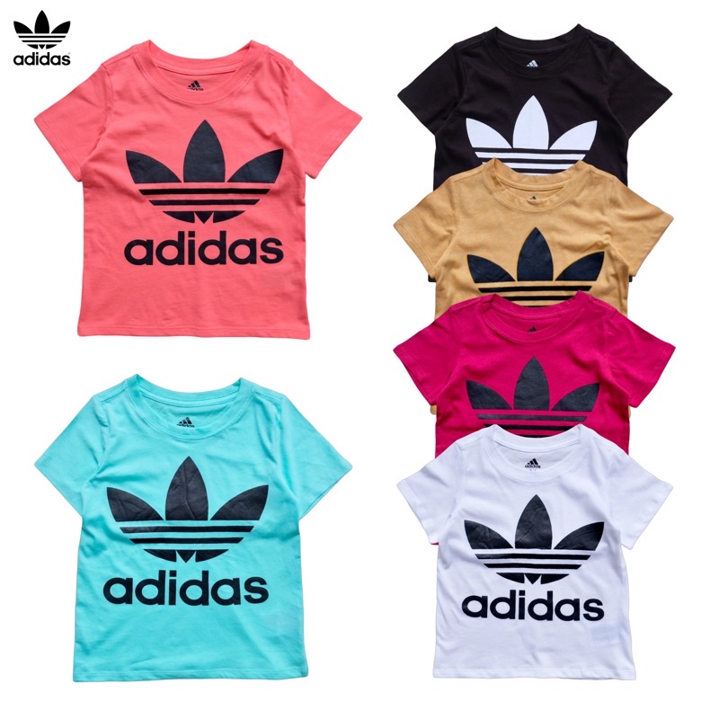 มีเก็บปลายทาง‼เสื้อยืดเด็ก เสื้อคอกลม สกรีนแบรนด์