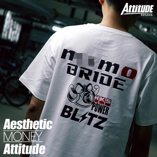 Attitude ATTITUDE เสื้อยืดคอกลม แขนสั้น ผ้าฝ้าย สไตล์ญี่ปุ่น JDM Nissan Nissan GTR