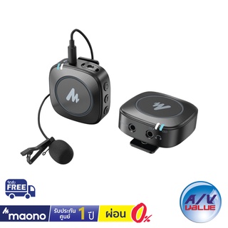 Maono AU-WM820 - Real-time Monitoring and Mute Wireless Lavalier Mic ( AU-WM820-A1 ) WM820 ** ผ่อน 0% **