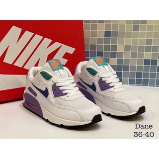 Nike Air max 90 (size36-40) White Purple ทักแชทสอบถามขอดูสีอื่นๆเพิ่มเติมได้เลยคับ 1050