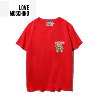 [S-5XL] 3588 เสื้อยืดแฟชั่น ปักลาย Moschino สําหรับผู้หญิง