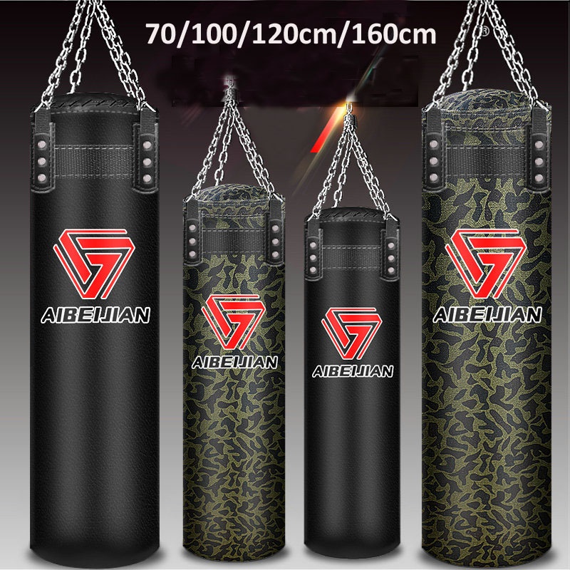 ถุงทราย120/100/70cm Kickboxing unching Bag Fiber MMA Taekwondo Sandbags