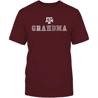 เสื้อยืดสีขาวFanprint Texas A&amp;M Aggies เสื้อยืดแขนสั้น พิมพ์ลาย คุณภาพสูง แฟชั่นฤดูร้อนS-4XL