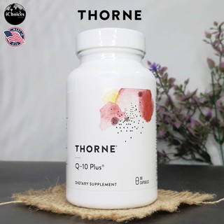 โคเอ็นไซม์ Thorne Research® Q-10 Plus 90 Capsules   คิวเทน Q 10 Q10