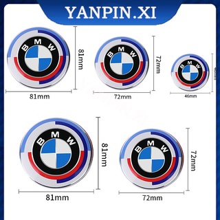 สติกเกอร์โลโก้ M50 Anniversary สําหรับติดตกแต่งรถยนต์ BMW 3 Series 5 Series X5 Hubcap