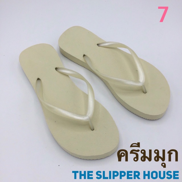 รองเท้าแตะผู้หญิง หูคีบ รุ่นหวานสลิม รองเท้าแตะยางพารา สวย ใส่สบาย จากโรงงาน คุณภาพส่งออก - รูปที่ 6