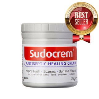 Sudocrem x125g ซูโดครีม x125กรัม แก้ผื่นผ้าอ้อม ผิวแห้ง ครีมผื่นผ้าอ้อม