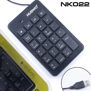 NUBWO รุ่น NK-22B คีย์บอร์ดตัวเลข มีสาย USB Keyboard NUMERRIC KEYPAD