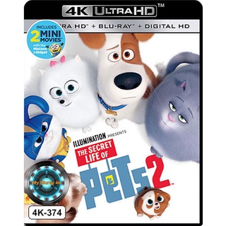 4K UHD หนังการ์ตูน Secret Life of Pets 2 เรื่องลับแก๊งขนฟู 2