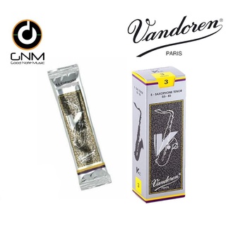 Vandoren ลิ้นเทนเนอร์ แซกโซโฟน รุ่น V-12 กล่องเทา เบอร์ 3 (กล่องละ 5 อัน