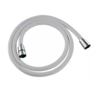 NC Hardware สายฝักบัว / สายฉีดชำระ / สายอเนกประสงค์ PVCสีขาว หัวสเเตนเลสอุปรณ์ ทองเหลือง ขนาด 1.2/1.5 เมตร