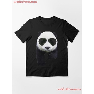 Cool Panda Bear Essential T-Shirt เสื้อยืดแขนสั้น overside เสื้อยืดผู้หญิง เสื้อยืดผู้ชาย เสื้อยืดพิมพ์ลาย เสื้อยืดแฟชั่