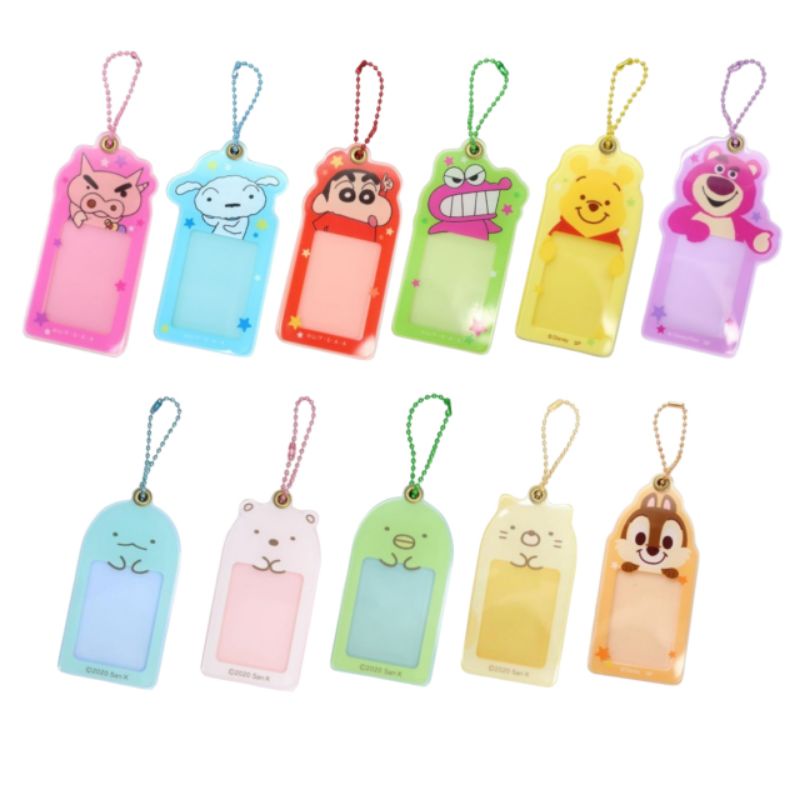 Photo id,photo key holder พวงกุญแจใส่รูป พวงกุญแจ นำเข้าจากญี่ปุ่นแท้100% ห้อยกระเป๋าได้