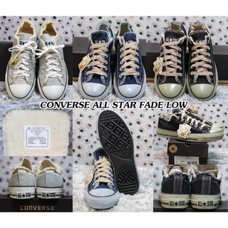 CONVERSE รุ่น ALL STAR FADE LOW ICE BLUE / BLUE DENIM / BLACK DENIM รองเท้าผ้าใบ สีฟ้าอ่อน / สีน้ำเงิน / สีดำ ของแท้100%