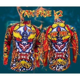 JK Thailand เสื้อตกปลา YAK FRIE V2 ป้องกันรังสี UV 80% แห้งเร็ว