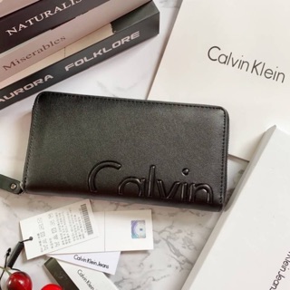 กระเป๋าสตางค์CALVIN KLEIN สินค้าแท้💯% งานพรีเมี่ยมกิ๊ฟ Outlet  ถ่ายจากงานจริง🎉