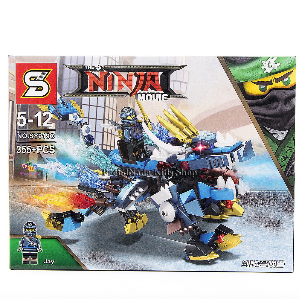 ProudNada Toys ของเล่นเด็กชุดตัวต่อนินจา S THE S NINJA MOVIE 355 PCS SY919C