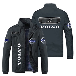 VOLVO LOGO jacket XC60 XC40 XC90 S60 S90 car shop work clothes Europe and the United States casual plus size loose thin section stand collar windbreaker