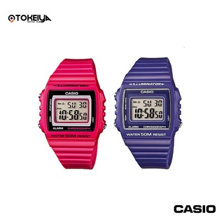 Casio Digital นาฬิกาข้อมือหญิงรุ่น W-215H ประกันศูนย์CMG1ปี