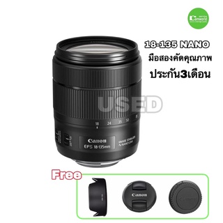 Canon 18-135mm nano usm lens เลนส์ เทคโนโลยีใหม่ โฟกัสไว ไร้เสียง มีกันสั่น สเปคเยี่ยมสุด งาน VDO used มือสอง มีประกัน