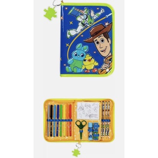 Disney store Pixar Toy Story 4 Zip up stationary Kit School Supplies NWT เครื่องเขียน ทอยสตอรี่ ทอย สตอรี่