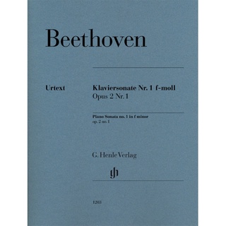 BEETHOVEN Piano Sonata no. 1 f minor op. 2 no. 1 (HN1203)