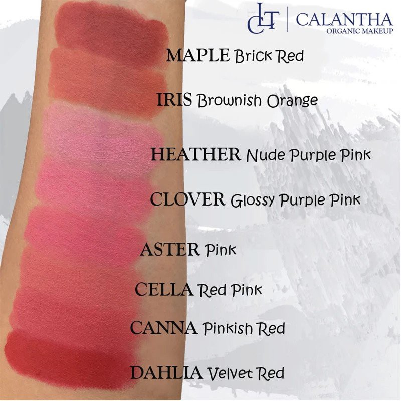 Calantha คาลันธา ลิปสติกออร์แกนิค ซิลค์กี้ สีเอสเตอร์ Enchanting ...