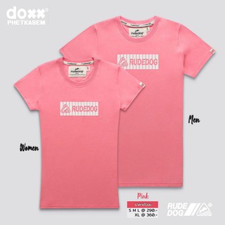 เสื้อยืดแขนสั้น rudedog รุ่น Romance  ( สี Pink )
