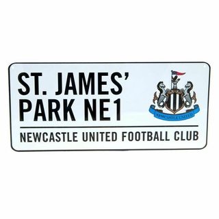 Newcastle United F.C. Merchandise โปสเตอร์โลหะสําหรับติดตกแต่งผนังบ้านและบาร์