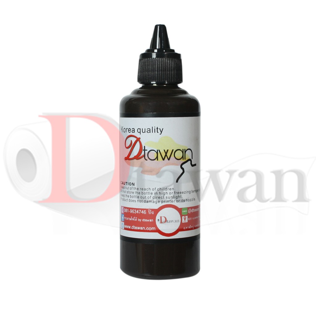 DTawan น้ำหมึก ซับลิเมชัน SUBLIMATION KOREA QUALITY คุณภาพสูง สำหรับปริ้นเตอร์เอปสัน ขนาด 100 ML. (BK,C,M,Y,LC,LM)