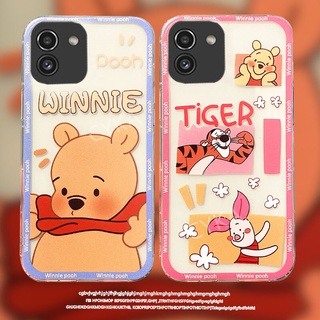 2021 เคสโทรศัพท์ Samsung A03 เคส Samsung Galaxy A03 Cartoon Soft Shockproof Transparent Cover SamsungA03