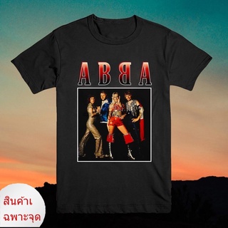 เสื้อยืดผ้าฝ้าย พิมพ์ลาย Abba 90S Inspired DESIGN THROWBACK สไตล์คลาสสิก OIU12QWWE37131