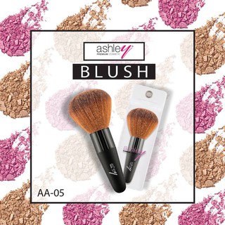 🌟 แปรงแต่งหน้า ขนาดกระทัดรัด  แอชลีย์  ASHLEY BRUSH SHORT BLACK AA-005