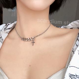 Cross Chain Necklace Simple Simple Titanium Steel Accessories