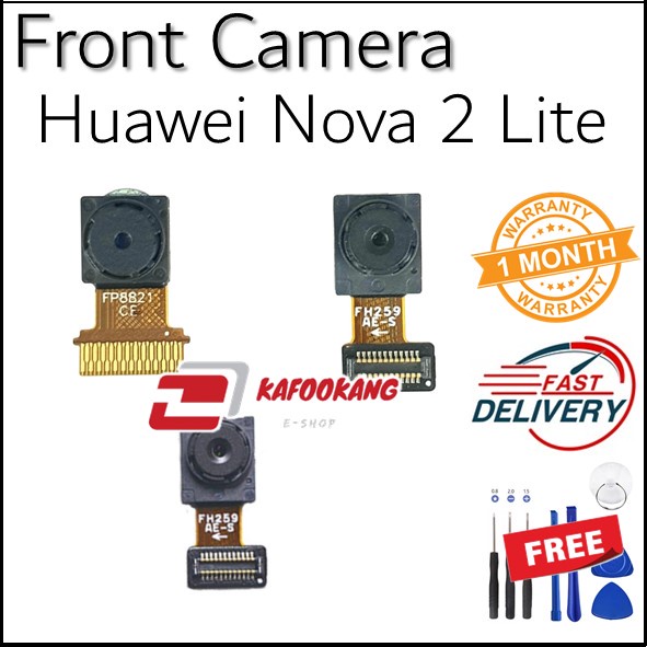 โมดูลกล้องเซลฟี่ด้านหน้า Huawei Nova 2 Lite และเครื่องมือเปิดฟรี