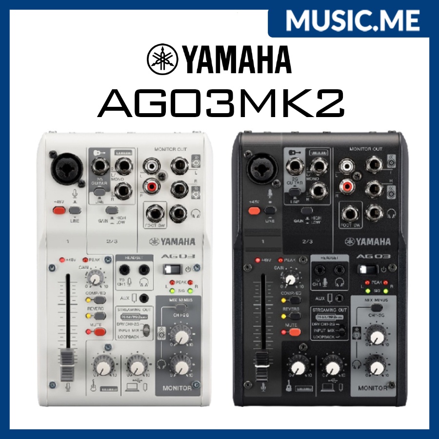 ดิจิตอล มิกเซอร์ Yamaha AG03MK2 I ผ่อน0% นาน10เดือน