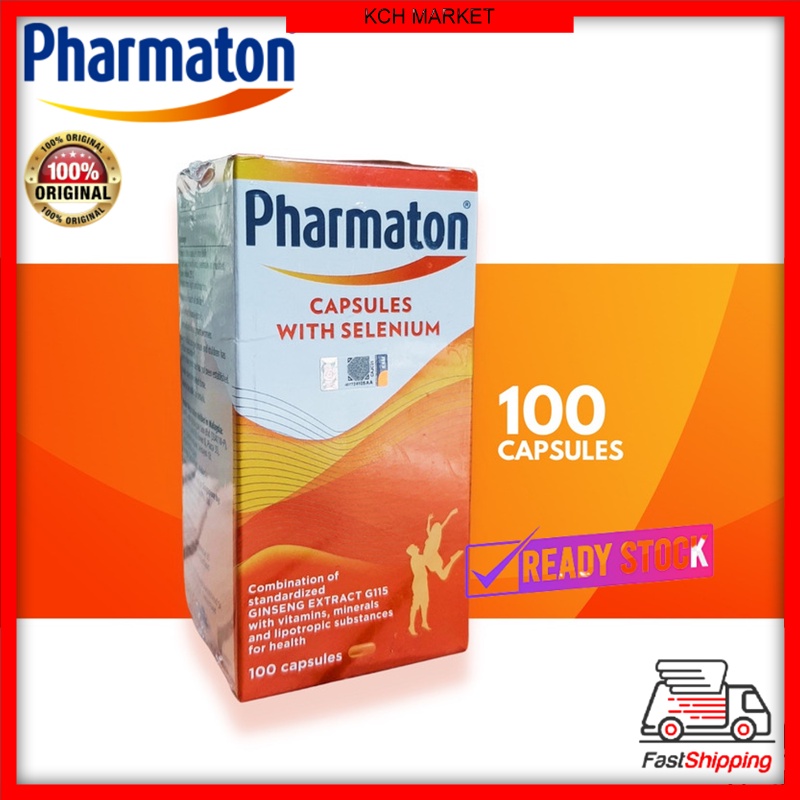 Fast SHIPING PHARMATON CAPSULE WITH SELENIUM 100S