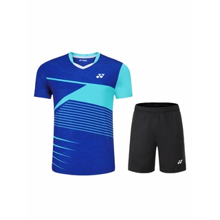 ใหม่ YONEX ชุดเสื้อกีฬาแบดมินตัน แบบแห้งเร็ว แฟชั่นสําหรับผู้ชาย และผู้หญิง 2021