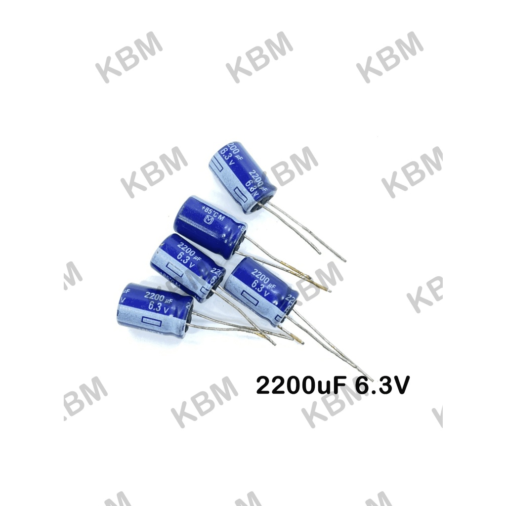 Capacitor (คาปาซิเตอร์)2200uF6.3V 2200uF10V 2200uF16V 2200uF25V 2200uF35V