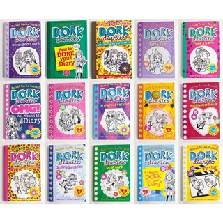 *ไม่มีกล่อง* ฟรี USB audio Dork Diaries  ชุดละ 15 เล่ม  แนวเดียวกับ Wimpy Diary