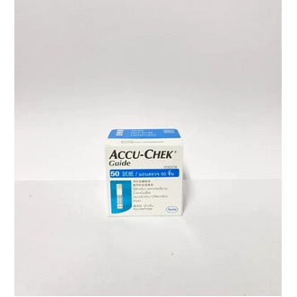 Accu-chek Guide Test Strip [50 ชิ้น /กล่อง] แผ่นตรวจน้ำตาล แอคคิว -เช็ค ไกด์