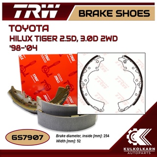 ก้ามเบรคหลัง TRW สำหรับ HILUX TIGER 2.5D, 3.0D 2WD 98-04 (GS7907)