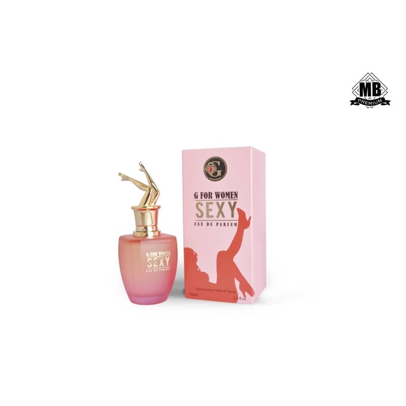 น้ำหอมนำเข้า น้ำหอมยกขา G For Women Sexy / Sexy Night 100ml. กล่องกระดาษ